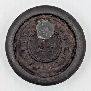 Vintage 2 oz Crane Foundry Co. Iron Weight Measurement for Scales